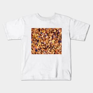 Pastel pebbles digital abstract Kids T-Shirt